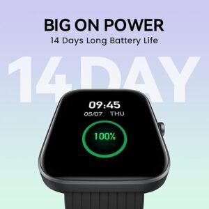 Amazfit Bip 3 Smart Watch with 1.69" Large Color Display,2 Weeks' Battery Life,5 ATM Water-Resistance, Cricket Sports Data Monitoring, 60 Sports Modes and Blood-Oxygen Saturation Measurement - Image 6