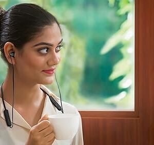 Sony WI-C200 Wireless Headphones with 15 Hrs Battery Life, Quick Charge, Magnetic Earbuds for Tangle Free Carrying, BT ver 5.0,Work from home, In-Ear Bluetooth Headset with mic for phone calls (Black) - Image 4
