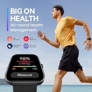 Amazfit Bip 3 Smart Watch with 1.69" Large Color Display,2 Weeks' Battery Life,5 ATM Water-Resistance, Cricket Sports Data Monitoring, 60 Sports Modes and Blood-Oxygen Saturation Measurement - Image 3