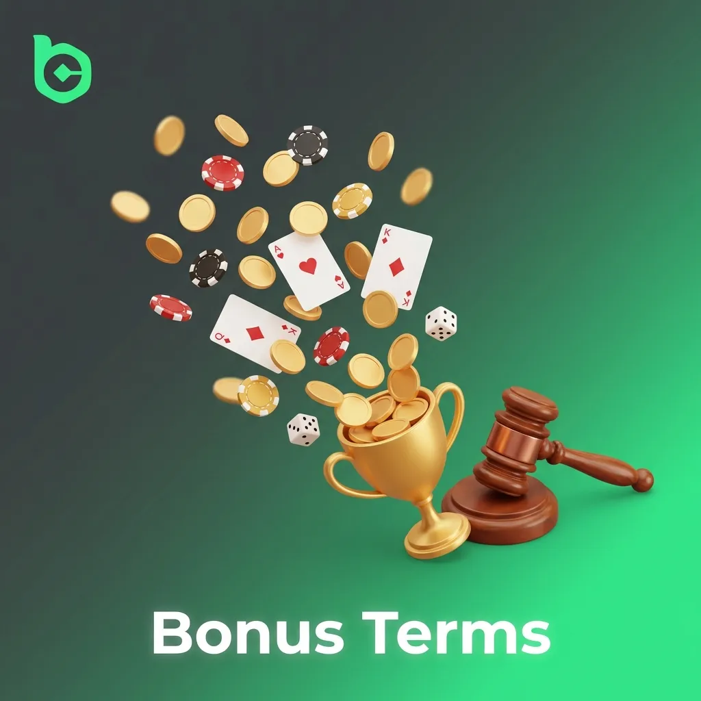 Document displaying bonus terms and conditions with bullet points listing verification, wagering, and validity requirements
