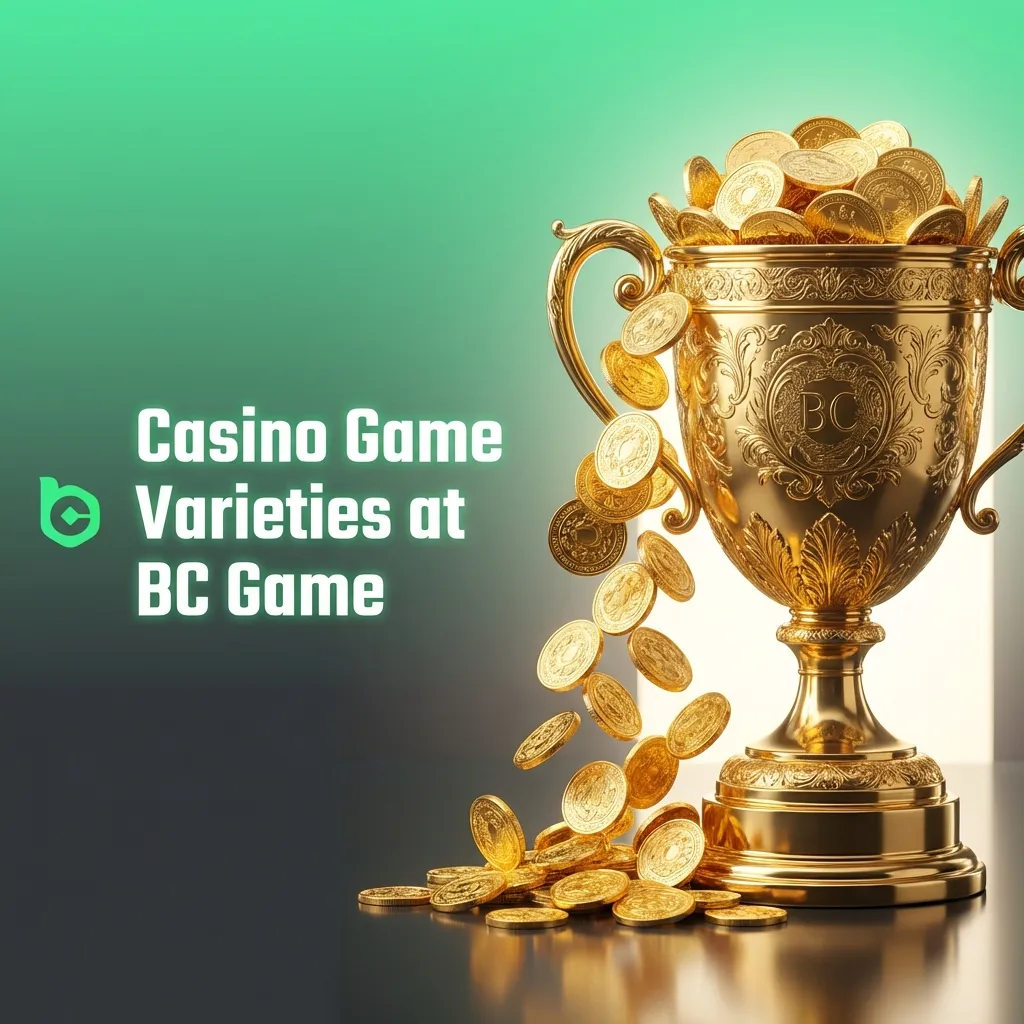 BC Game casino interface showing diverse gaming categories including slots, crash games, table games, and jackpots