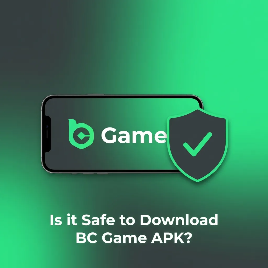 BC Game mobile app showing security features including Curaçao license, SSL encryption, and certified fair gaming